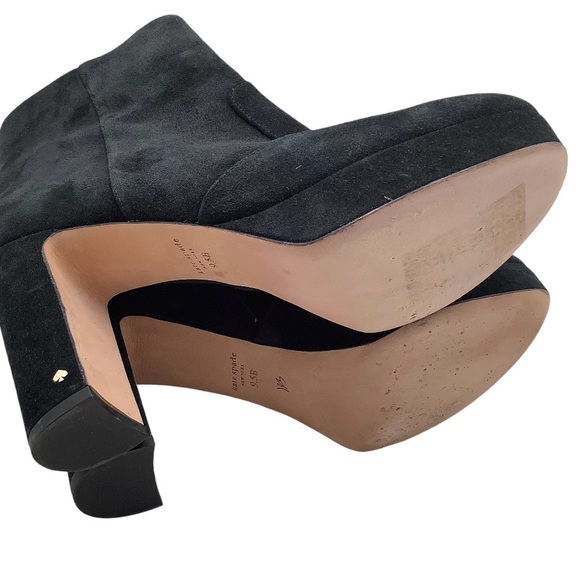{Kate Spade} Barrett Suede Leather Platform Boot - Picture 12 of 13